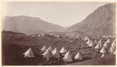 Alture di Shergai verso Ali Musjid, circa 1878 da John Burke