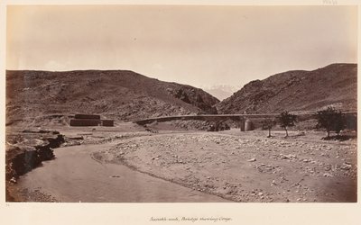 Il ponte a Surakh-aub, 1879 da John Burke