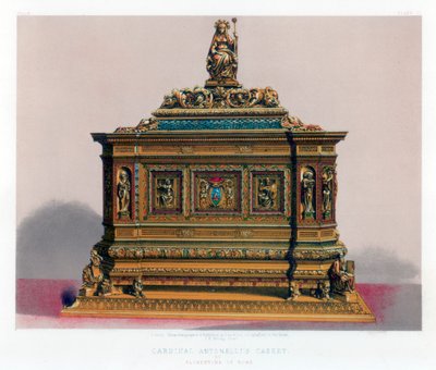 Cofanetto del Cardinale Antonellis, XIX secolo da John Burley Waring