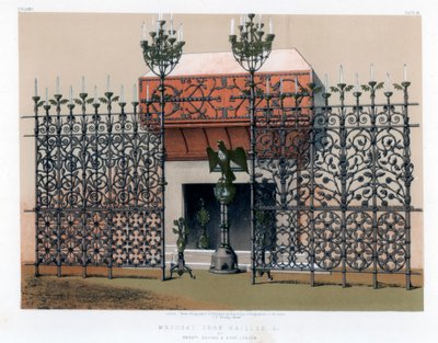 Griglie in ferro battuto, XIX secolo da John Burley Waring