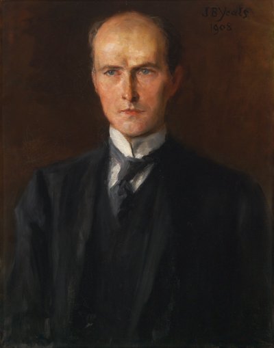 John Quinn di John Butler Yeats, 1908, olio su tela, dalla National Portrait Gallery - NPG-NPG 75 36Quinn-000001 da John Butler Yeats