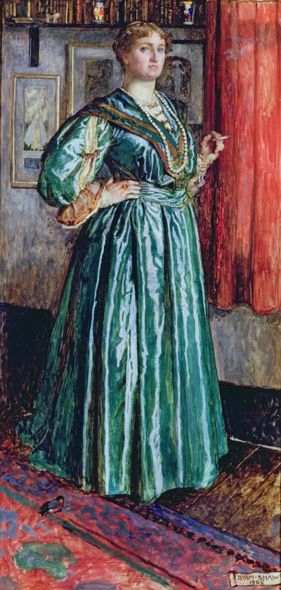 Una madame in un bordello, 1905 da John Byam Liston Shaw