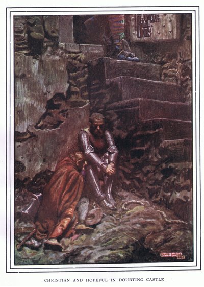 Cristiano e Speranzoso nel Castello del Dubbio da John Byam Liston Shaw