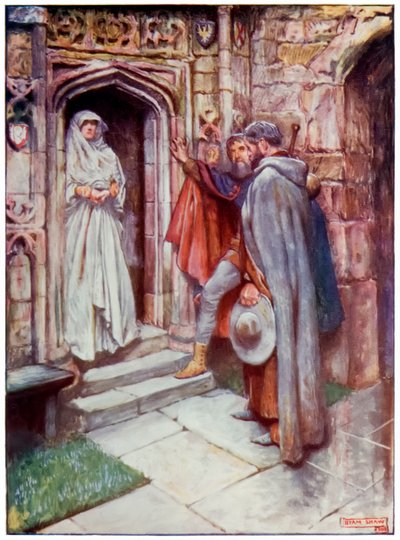 "Cristiano prima della Discrezione" da "Il progresso del pellegrino da questo mondo, a quello che verrà" di John Bunyan da John Byam Liston Shaw