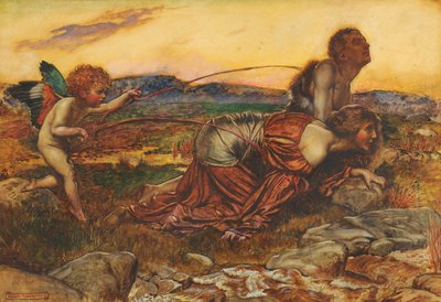 Cupido che Guida gli Amanti da John Byam Liston Shaw