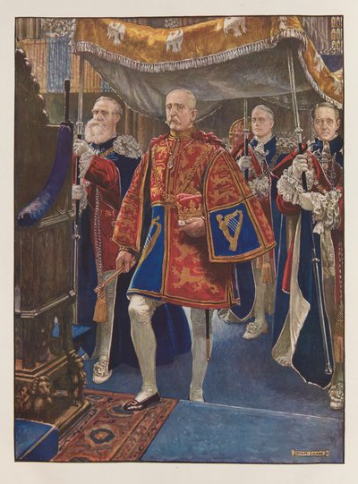 Incoronazione di Re Edoardo VII da John Byam Liston Shaw