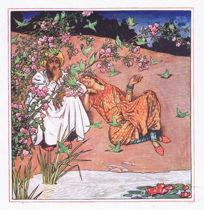 Ama leggermente, illustrazione da The Garden of Kama (e altri testi dall