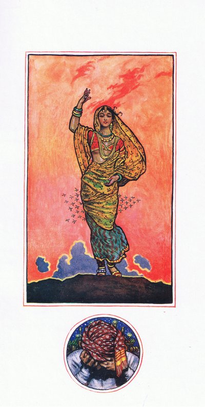 Rimembranza di Mahomed Akram, illustrazione da The Garden of Kama (e altri testi dall