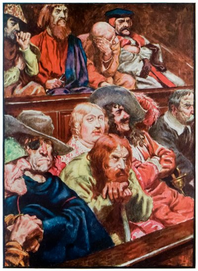 "La giuria" da "Il pellegrinaggio del cristiano da questo mondo a quello che verrà" di John Bunyan da John Byam Liston Shaw