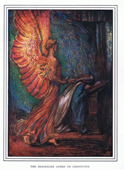 Il messaggero arriva da Christiana da John Byam Liston Shaw