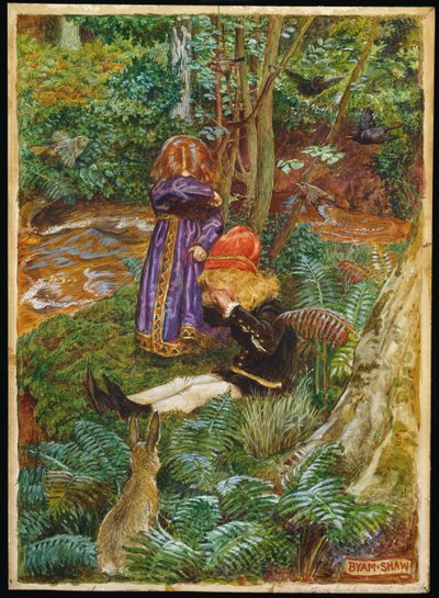 Si sedettero e piansero da John Byam Liston Shaw