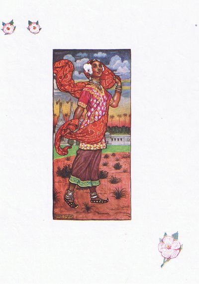 Canzone di Valgovind in primavera, illustrazione da The Garden of Kama (e altri testi dall