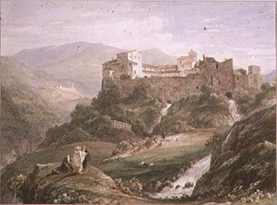 Paesaggio italiano, con monastero da John Byrne
