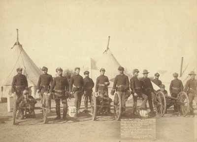 La famosa Batteria "E" del 1° Artiglieria da John C. H. Grabill