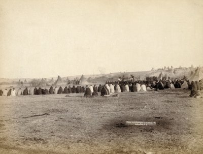 Consiglio indiano in campo ostile, 1891 da John C. H. Grabill