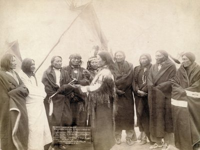 Capi indiani a Deadwood, South Dakota, 1891 da John C. H. Grabill