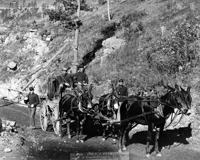 Il pagatore degli Stati Uniti e le guardie sulla strada di Deadwood verso Ft. Meade, 1888 da John C. H. Grabill
