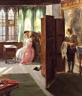Ultima mossa scacco matto (2 dettagli) da John Callcott Horsley