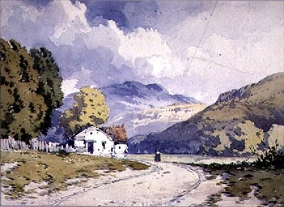 Paesaggio collinare da John Callow