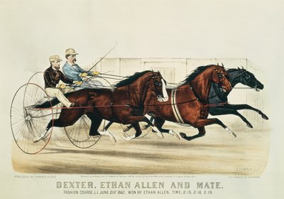 Dexter, Ethan Allen e compagno, pubblicato da Nathaniel Currier e James Merritt Ives, 1874 da John Cameron