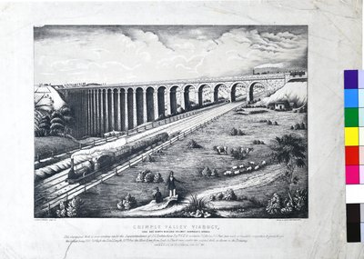 Viadotto della Valle di Crimple, Ferrovia di York e North Midland. Ramo di Harrogate da John Cass Birkinshaw