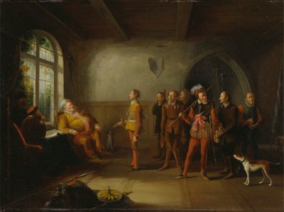 Falstaff e le reclute, da "Enrico IV, Parte II" da John Cawse