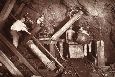 Pozzo del motore alla 406, miniera di Cook