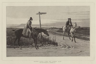 I falchi non beccano gli occhi dei falchi da John Charles Dollman