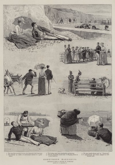 Difficoltà della luna di miele da John Charles Dollman
