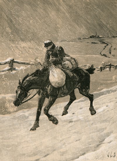 Il postino di Natale da John Charles Dollman