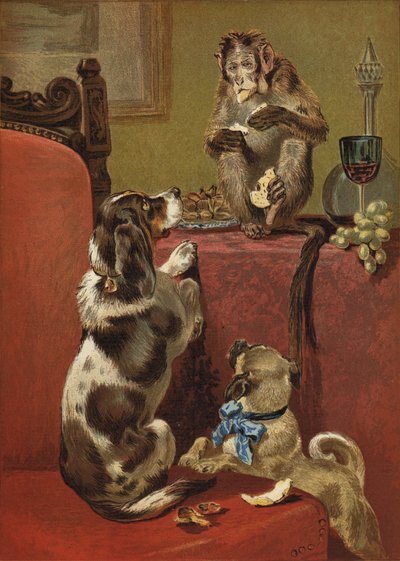 La scimmia golosa da John Charles Dollman