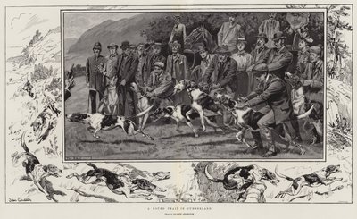 Una gara di cani in Cumberland da John Charlton