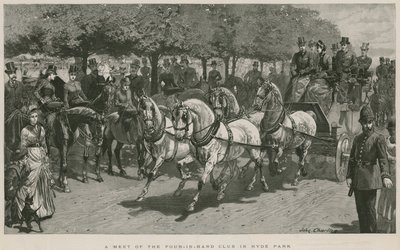 Un incontro del Four-in-Hand Club a Hyde Park, Londra da John Charlton