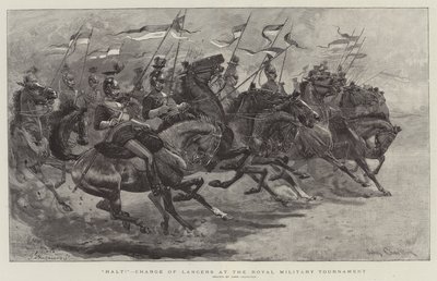Alt!, Carica dei lancieri al Royal Military Tournament da John Charlton