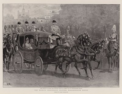 Il corteo della sposa che lascia Marlborough House da John Charlton