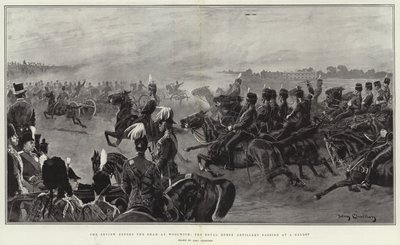 La parata davanti allo Scià a Woolwich, l