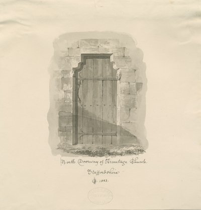 Armitage Church - Porta Nord da John Chessell Buckler