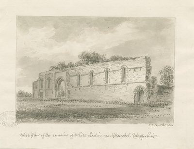 Brewood - Priorato di Whiteladies da John Chessell Buckler