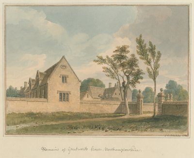 Northamptonshire - Greatworth House da John Chessell Buckler