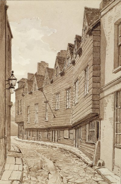 Vecchie Case in Mill Lane, Bermondsey, 1828, da 