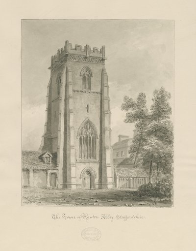Abbazia di Ranton - La Torre da John Chessell Buckler