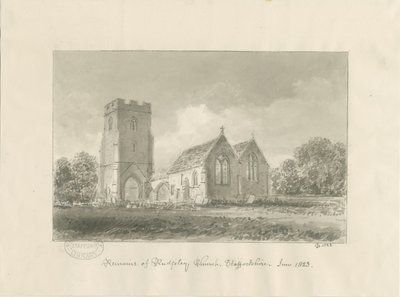 Chiesa di Rugeley da John Chessell Buckler