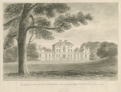 Sandon Hall da John Chessell Buckler