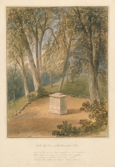 Somerset - Giardino della Villa di Batheaston da John Chessell Buckler