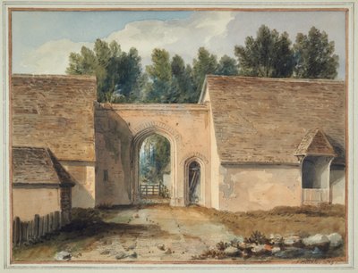Porta sud del college a Maidstone, Kent da John Chessell Buckler