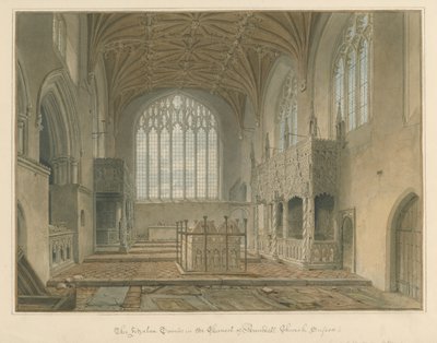 Sussex - Chiesa di Arundel - Tombe dei Fitzalan da John Chessell Buckler