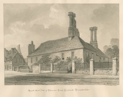 Worcestershire - Droitwich - Staynors Court, 1833 da John Chessell Buckler