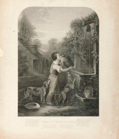 Il vecchio secchio di quercia da John Chester Buttre