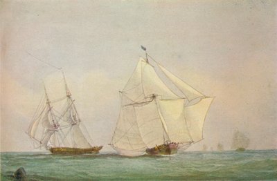Leith Smack in Navigazione, Ottobre 1838 da John Christian Schetky