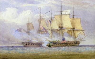 Il momento della vittoria tra HMS 